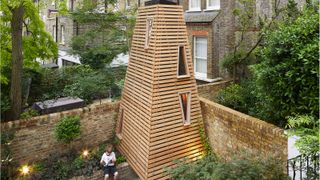 danger mouse-inspired treehouse built in London garden