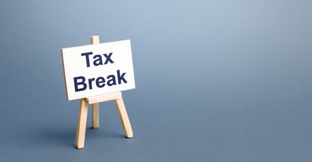 Tax break easel