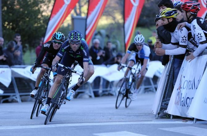 Alejandro Valverde (Movistar) takes his team's first win of 2013 at Trofeo Deia