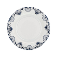 Burleigh Blue Palisade Plate (26.5cm) for $26, at Harrods&nbsp;