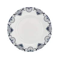 Burleigh Blue Palisade Plate (26.5cm) for $26, at Harrods&nbsp;