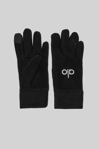 Alo Yoga black performance gloves