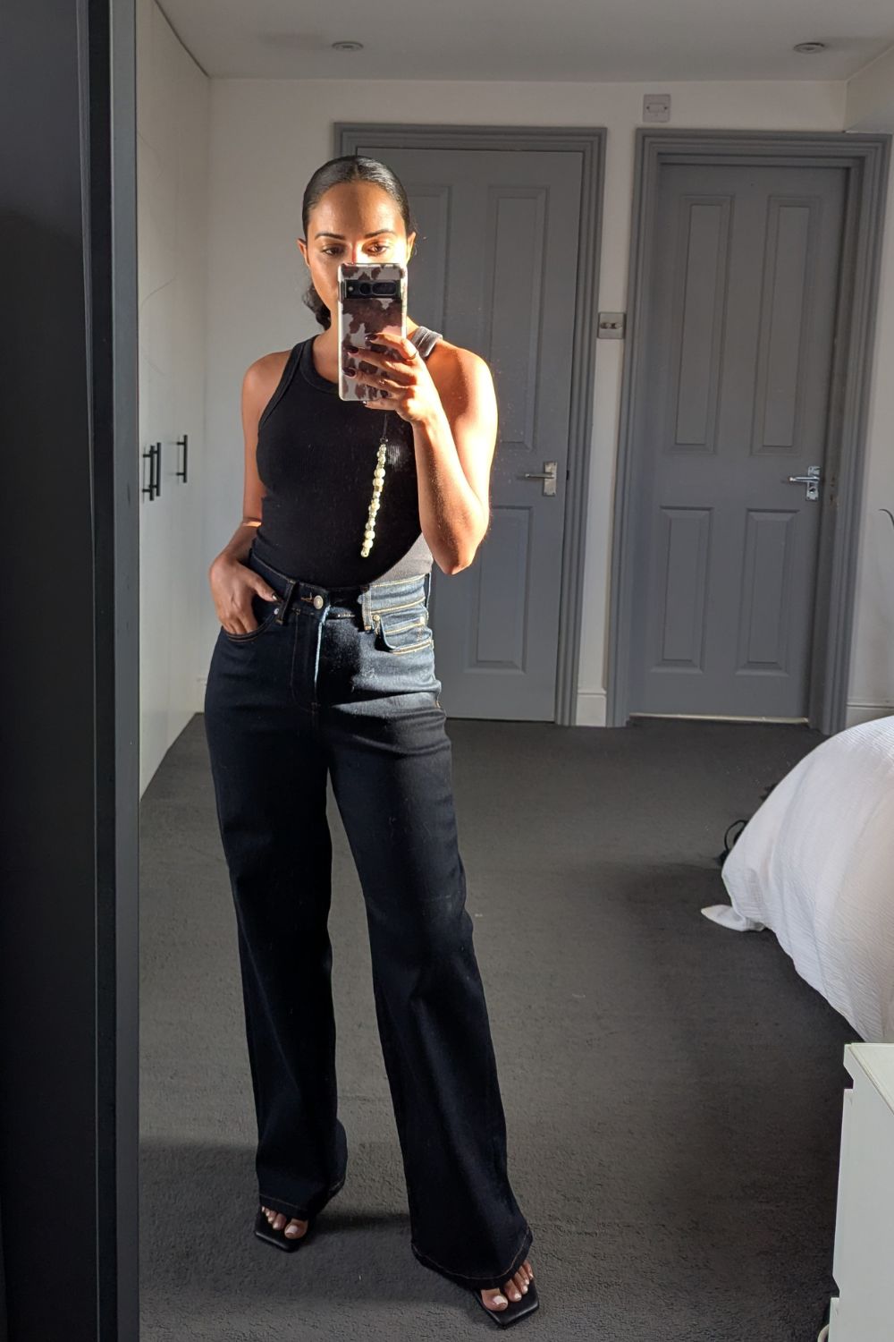 Jazzria Harris Best Petite Wide Leg Jeans