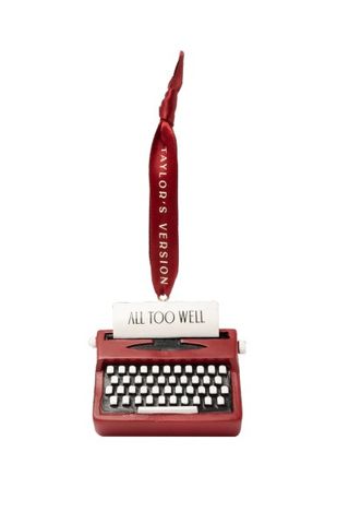 All Too Well Typewriter Ornament