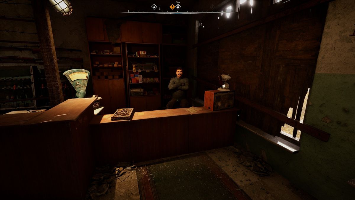 A trader named Hamster in STALKER 2: Heart of Chornobyl.