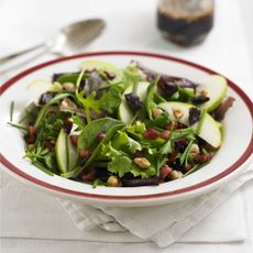 Pancetta and Hazelnut Salad with warm balsamic dressing recipe-recipes-recipe ideas-woman and home