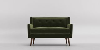 Small green sofa by swoon