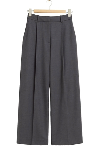 High Waist Wide Leg Trousers