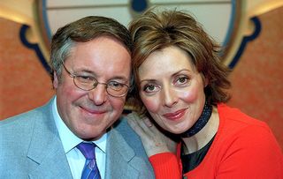 Richard Whiteley and Carol Vorderman