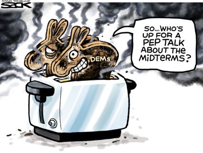 Political cartoon U.S. post-election Democrats