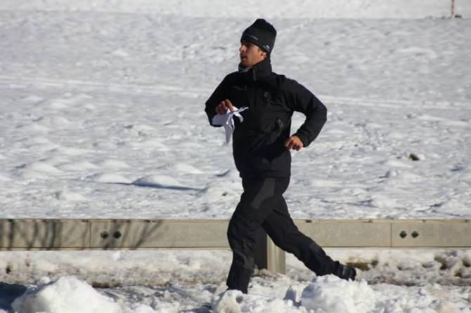 Peter Sagan in full orienteering mode.