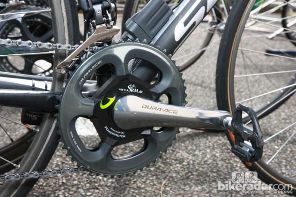 Svein Tuft (GreenEdge) will race Paris-Roubaix using this SRM power meter.