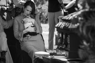 AMERICAN FORK, UT - JULY 5:
Shay Wright Martin holds her infant daughter, AmyLou Martin, at the burial of Shay's husband, Tanner Martin, at the American Fork Cemetery on July 5, 2025, in American Fork, UT. Tanner, who succumbed to illness on June 25, 2025, was diagnosed with Stage 4 colon cancer in November of 2020 at age 25. At the time, he was going to school for a bachelor's degree in psychiatry and had just celebrated his second wedding anniversary with his wife, Shay. Most cancers in the United States are found in people age 65 and older, but a new study shows a concerning trend: Cancer among younger Americans, particularly women, is on the rise, with gastrointestinal, endocrine and breast cancers climbing at the fastest rates. There is not a clear explanation why cancer rates are rising among younger people, but experts say there are several possible reasons behind the trend, including rising obesity rates and lifestyle factors such as drinking alcohol, smoking, sleeping poorly and being sedentary. Environmental factors, including exposure to pollutants and carcinogenic chemicals, also probably play a role.
(Photo by Jahi Chikwendiu/The Washington Post via Getty Images)