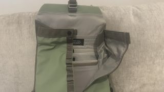 Mous Day backpack on a sofa