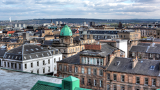 View across the rooftops of Glasgow.