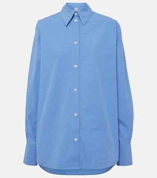 Oversized Cotton Poplin Shirt