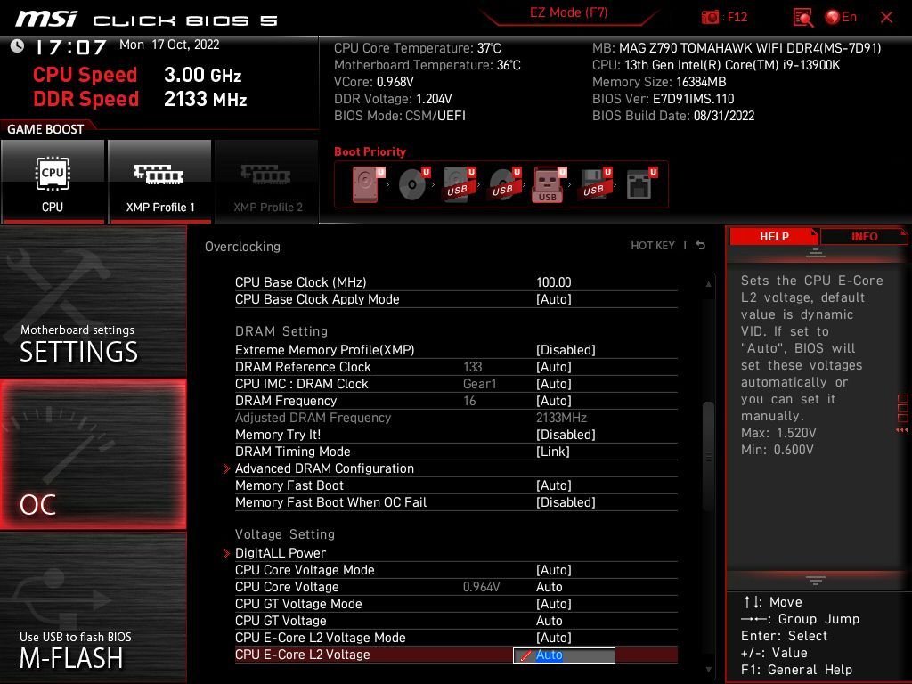 MSI MAG Z790 Tomahawk WIFI