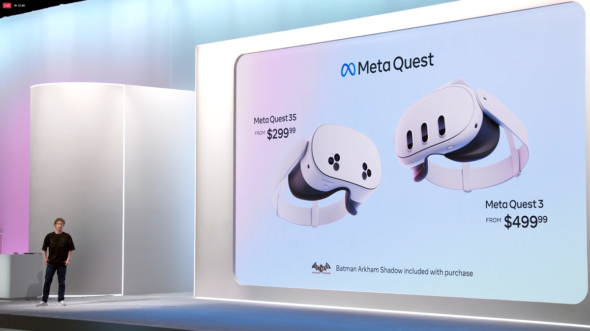 Quest 3S pricing and release date