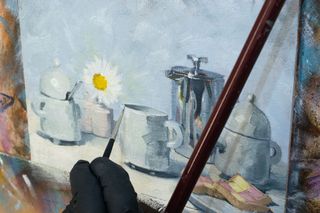 Painting still life in oil: step 12