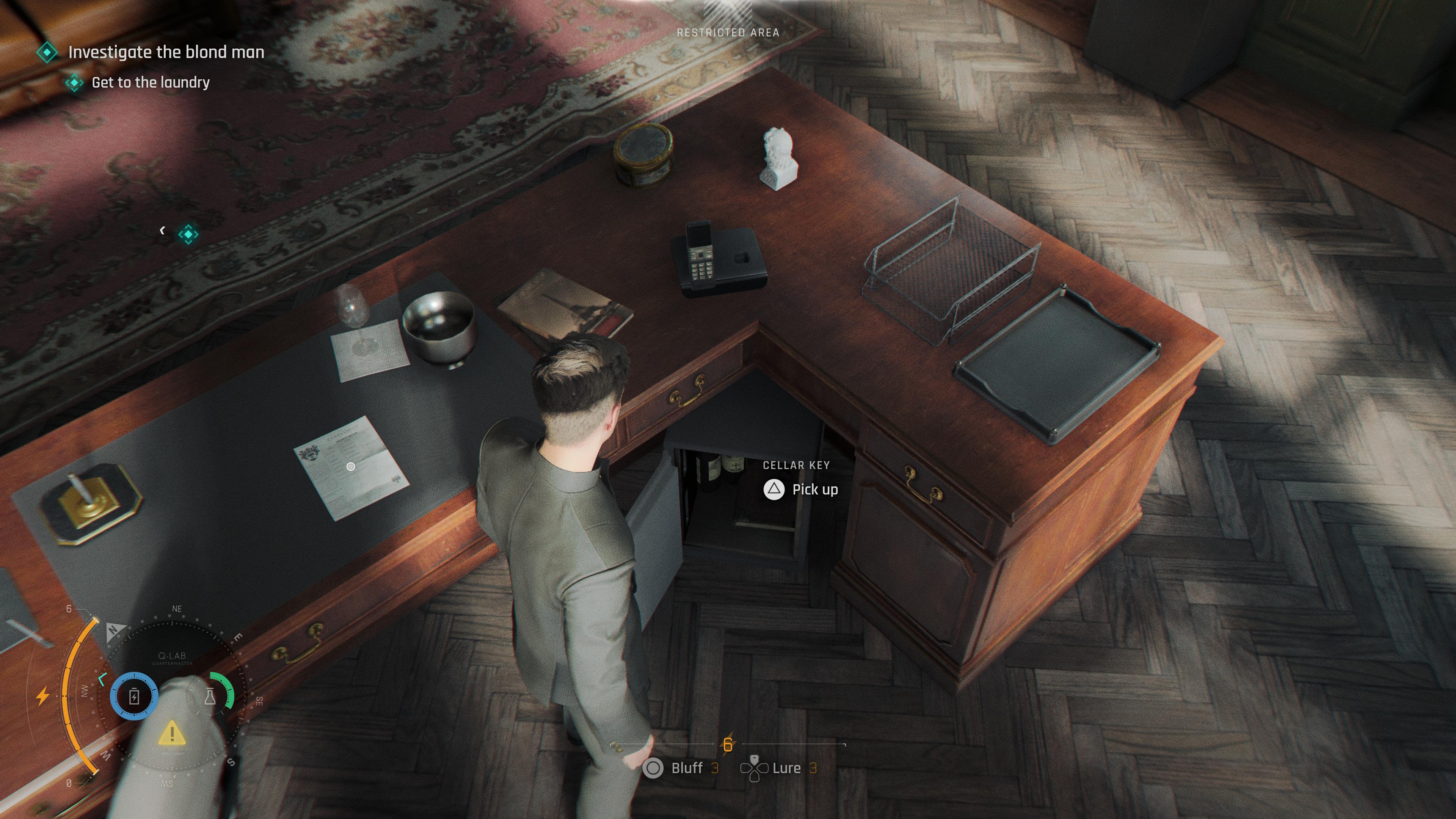 Manager's Office safe in 007 First Light