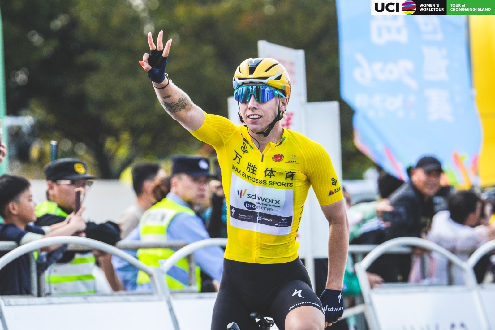 Lorena Wiebes wins stage 3 of the Tour of Chongming Island 2026