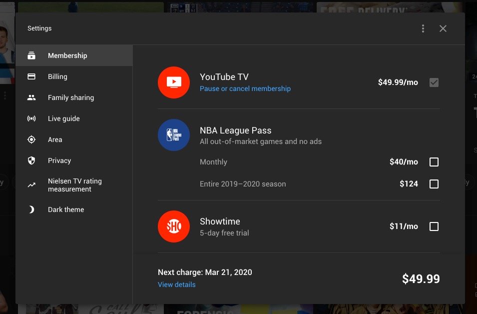 Youtube Tv Cancel