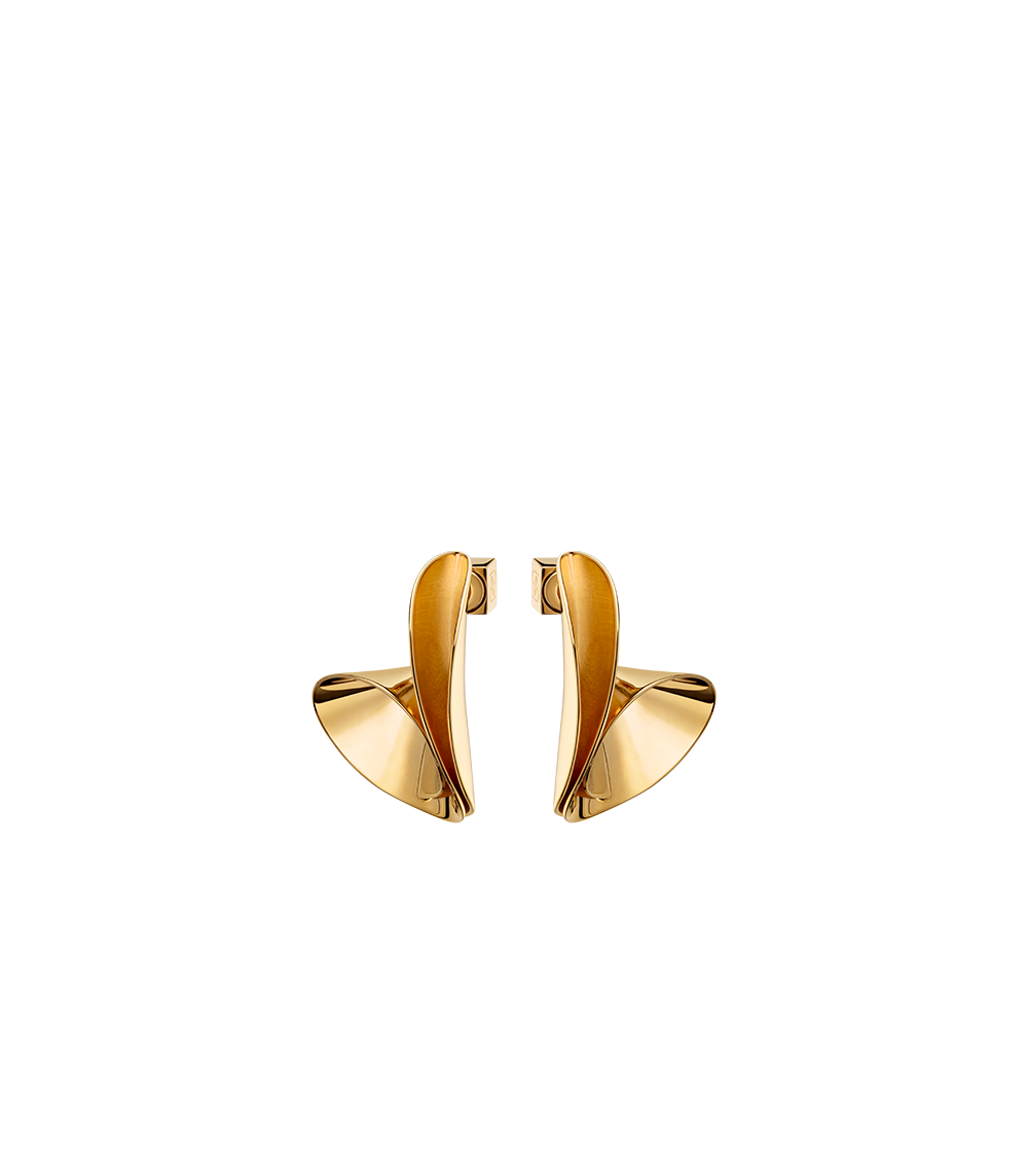 &amp;Eacute;ole Earrings - 24 Carat Gold Gilded