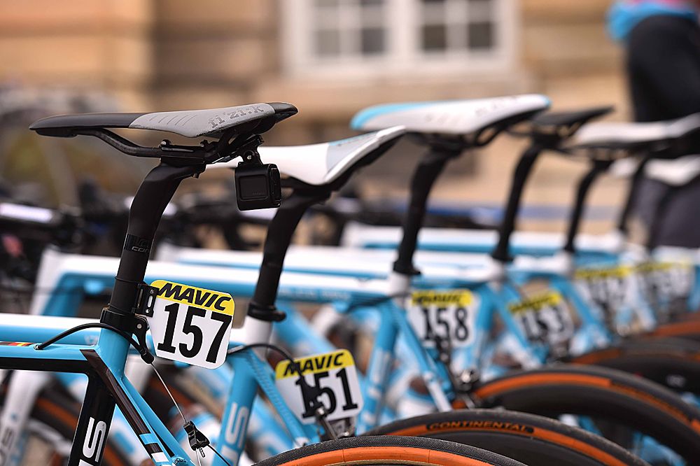 AG2R La Mondiale line-up of bikes ahead of Paris-Roubaix