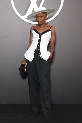 Cynthia Erivo attends the Louis Vuitton Paris Womenswear Spring-Summer 2025 s