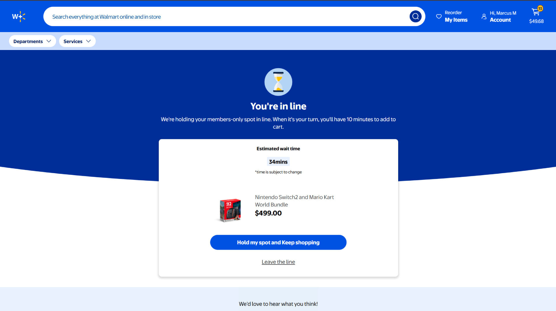 Walmart nintendo switch 2