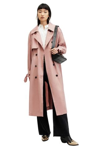 All Saints Kikki Oversized Trench Coat