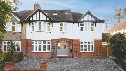 large semi-detached home with driveway