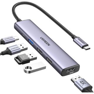 UGREEN Revodok USB C 5-in-1 Hub Multiport Adapter 