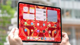 iPad Pro 2024 being held