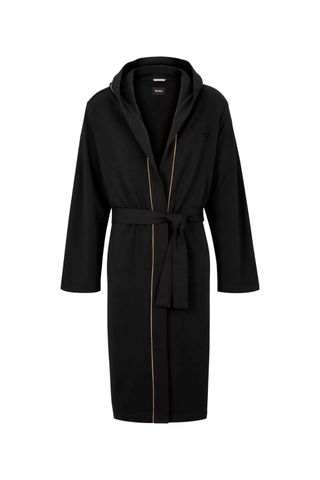 BOSS Iconic Hooded Robe, Black, best fathers day gifts