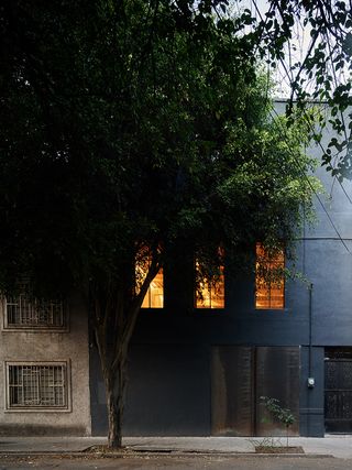 mexican artist's studio and house in mexico city exterior