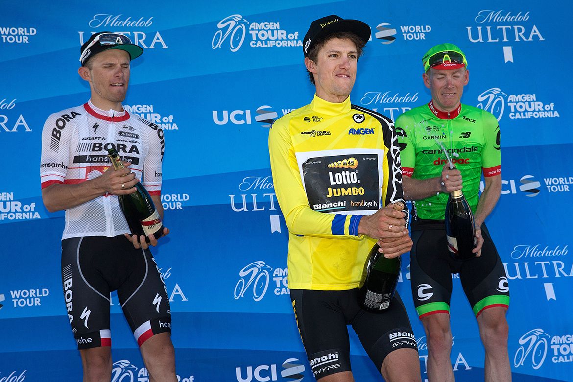 George Bennett enjoying every moment of his time on the podium