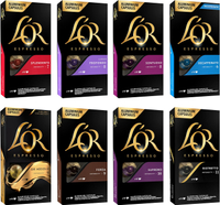 L'OR Favourites Assortment Coffee Pods x 10 (pack of 8) L'OR