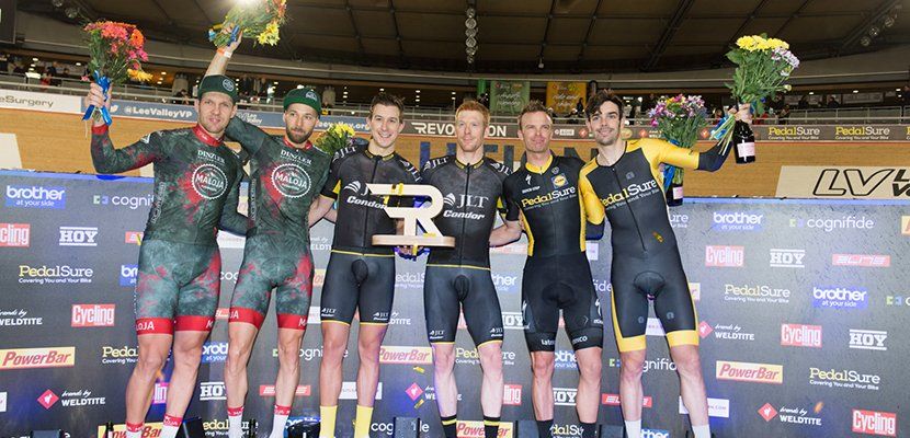 JLT Condor's Ed Clancy and Jon Mould win the Revolution Champions League