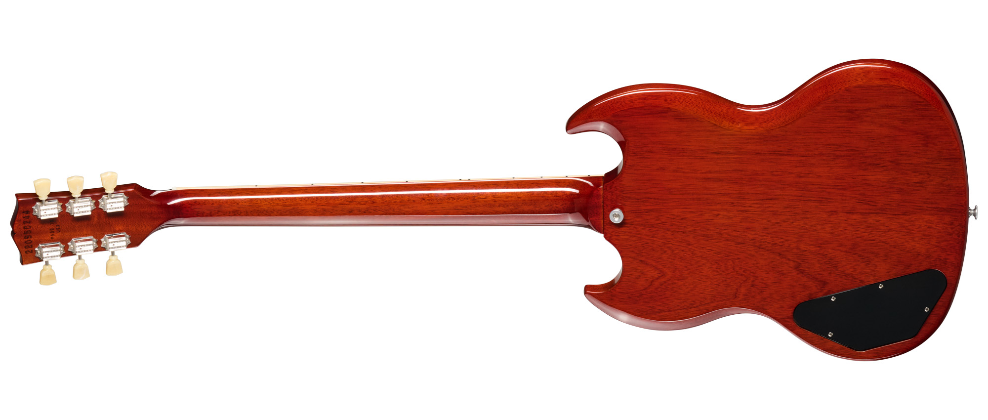 The Gibson Jake Kiszka SG Standard is inspired by the Greta Van Fleet's original '61 Les Paul SG, aka the Beloved.