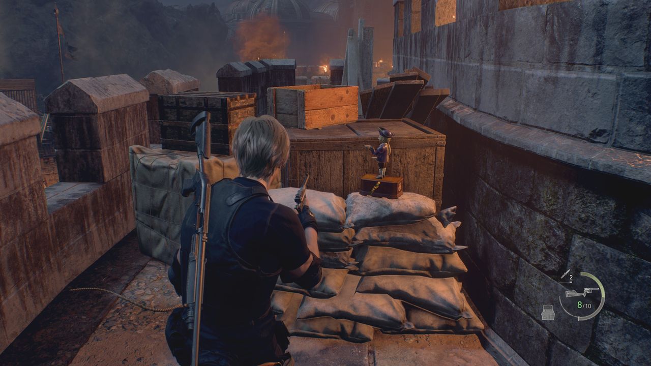 Resident Evil 4 Remake Clockwork Castellan in chapter eight
