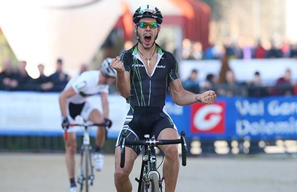 Marco Aurelio Fontana (Cannodale Factory Racing) is ecstatic to win another title