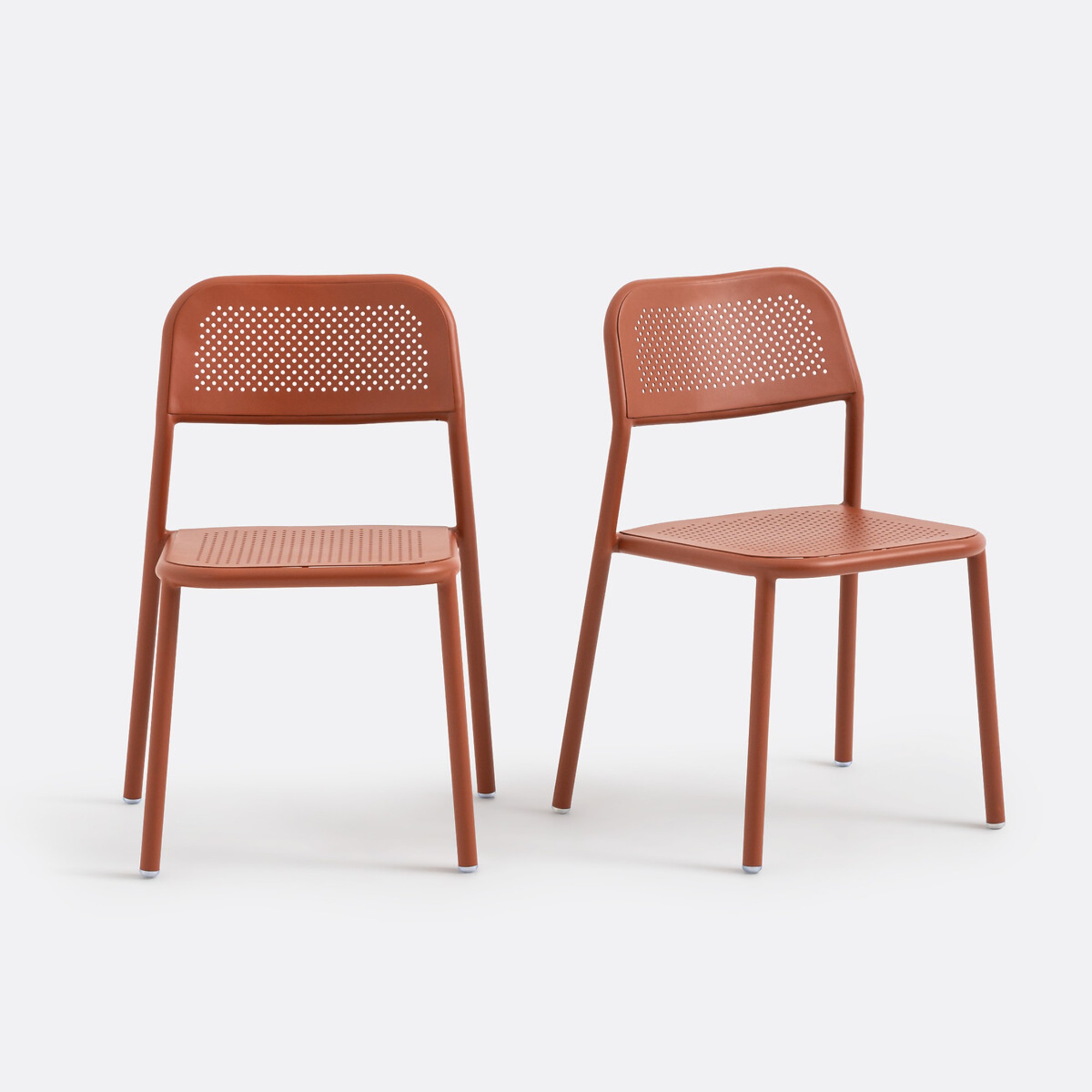 La Redoute Lyona Aluminium Garden Chairs Set of 2