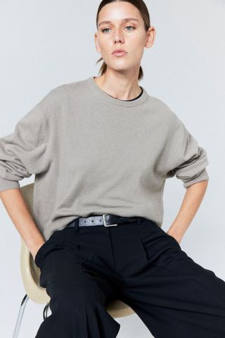 Fine-Knit Cashmere Jumper