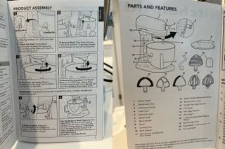 KitchenAid 5.6L Artisan Stand Mixer Bowl-Lift instruction booklet