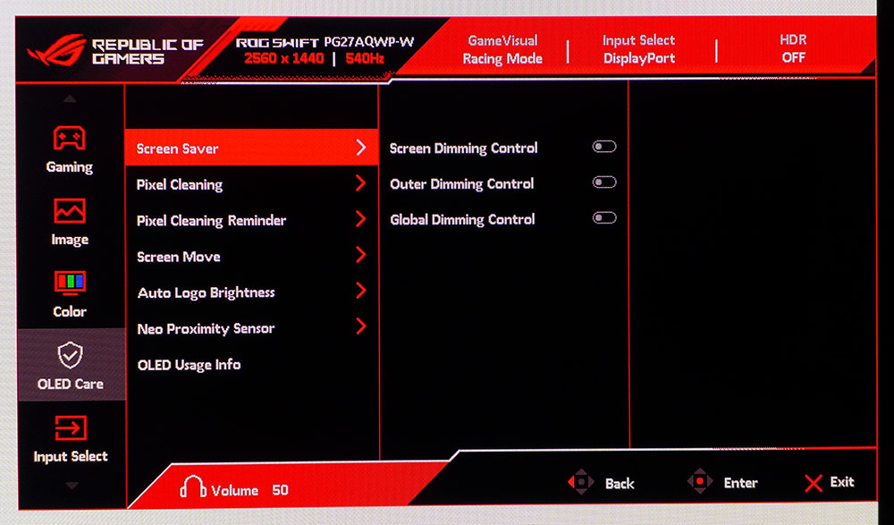 Asus ROG Swift PG27AQWP-W