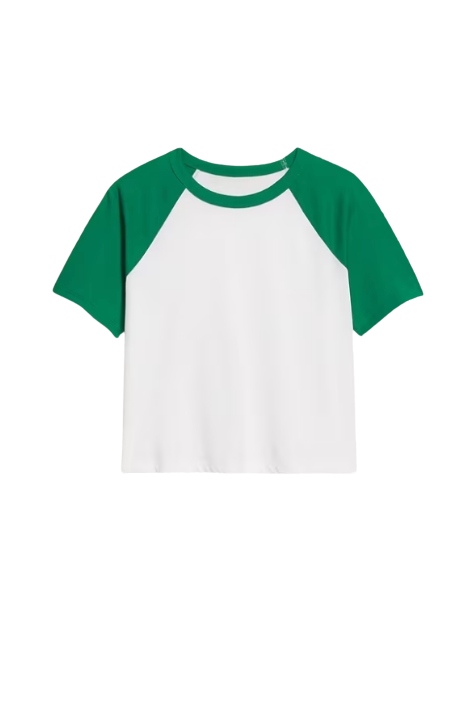 Everywear Raglan Crop T-Shirt
