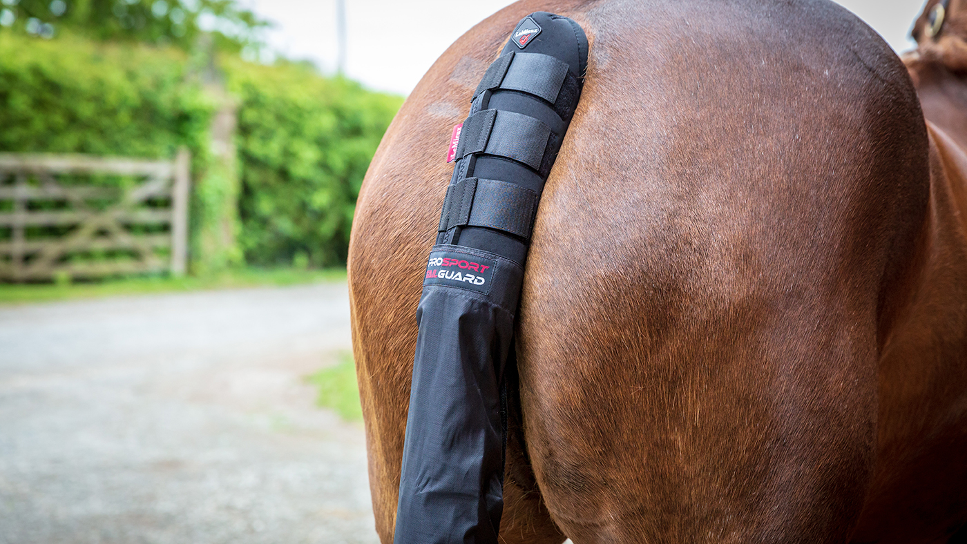 LeMieux tail guard with bag for horses