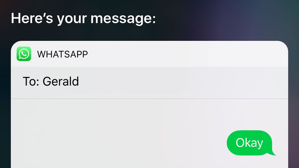 Siri can now read aloud your WhatsApp messages TechRadar