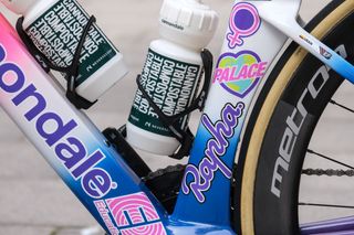 EF Education Cannondale SystemSix bottles